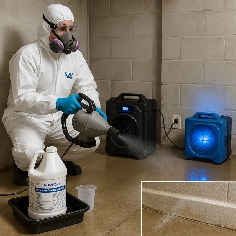 Sanitization and Odor Removal process in Fabens, TX